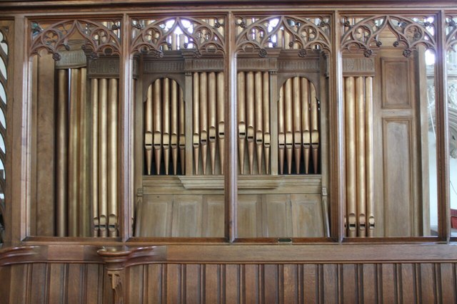 Organ in Ss Mary & Peter church, Harlaxton