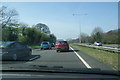 Standing traffic on the A55