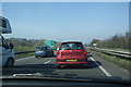 Standing traffic on the A55