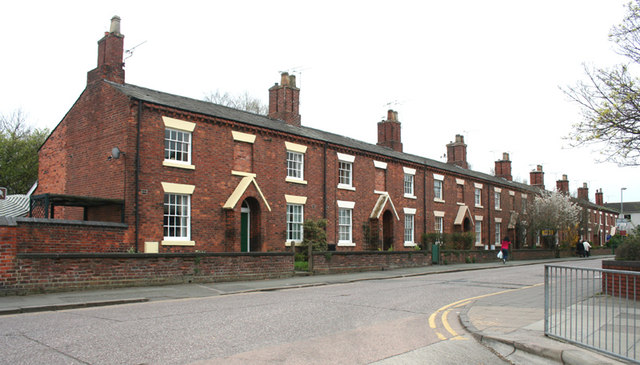 Former railway houses, Victoria Street, Crewe