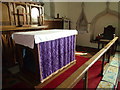 St Leonard, Denton: altar