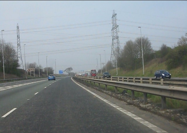 M53 motorway north of the M56 © Peter Whatley cc-by-sa/2.0 :: Geograph ...