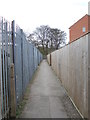 Footpath - end of Latham Lane