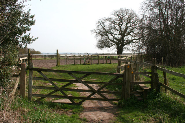Paddocks near the Broomhall Riding School