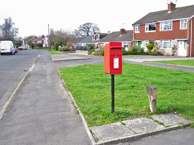 Post box in Longdown Road, West Heath