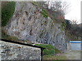 Roadside cliff, Porthmadog