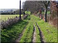 Grassy track near Broughton