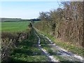 Footpath below Broughton Down