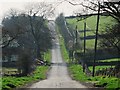 Lane west of Round Meadows Farm