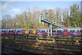 Trains in a siding by Orpington Station