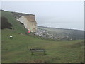 TV5097 : On the cliffs near Cuckmere Haven by Malc McDonald