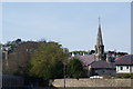 Church spire in Bangor