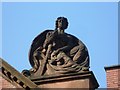 Figure of Justice on the former Central Police Office