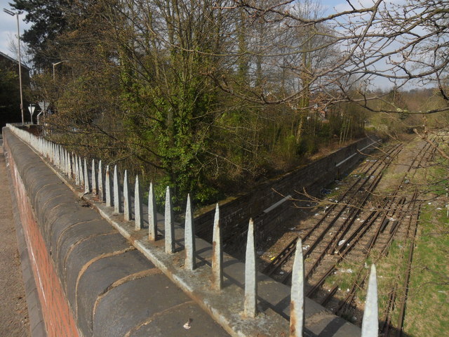 Disused tube tracks just beyond Epping tube station