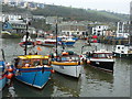 Mevagissey Harbour on a dull Spring day