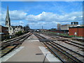 A view from the NW edge of Gloucester railway station