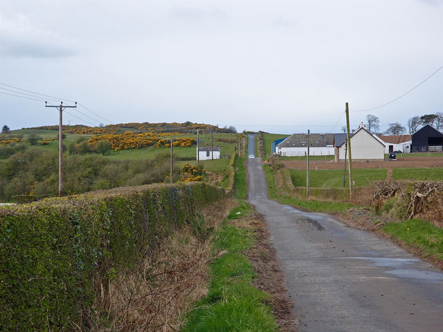 Minor Road passing Laigh Borland Farm © wfmillar :: Geograph Britain ...