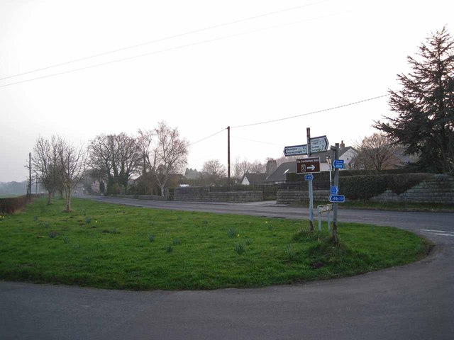 Rural road junction