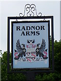 ST9283 : Sign for the Radnor Arms, Corston by Maigheach-gheal