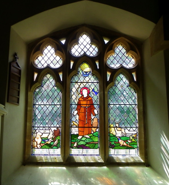 Stained glass window, St Mary's Church