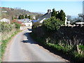 Hillside lane above Bwlch, Powys