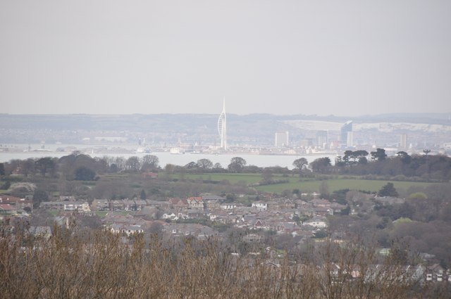 South Wight : View to Portsmouth