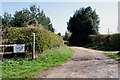 Public footpath across Atherstone Golf Club