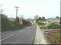 The A689 road past The Stable, Milton Mains Farm