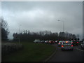 Roundabout on the A5 entering Milton Keynes