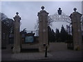 Entrance to Grove House Gardens, Dunstable