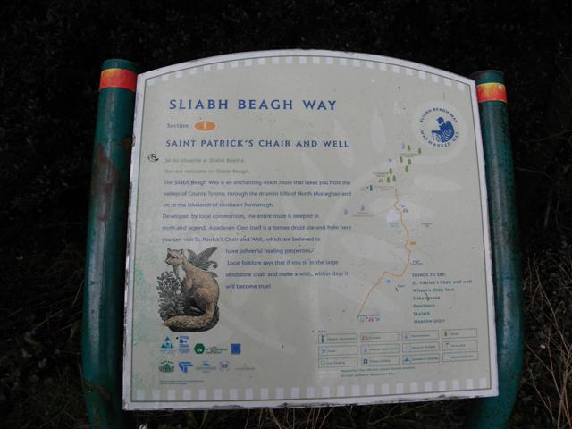 Information board, Sliabh Beagh Way