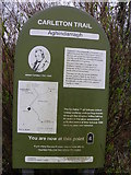 H5850 : Carleton Trail Information Board by Kenneth  Allen