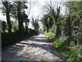 Millvale Road at its approach to the Ballynamagna Cross Roads