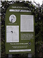 Carleton Trail Information Board - Forth Chapel