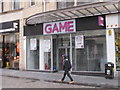 Retail closure - "Game" in Fargate, Sheffield