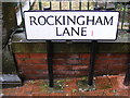 Rockingham Lane sign