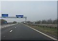 M57 motorway - northbound at junction 4