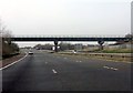 M57 motorway - Liverpool-Kirkby railway bridge