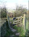 Stile on footpath from Soyland Town Road to High Field Lane