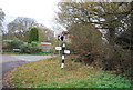 Road sign, Longhurst Lane