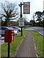 Battramsley: postbox № SO41 91