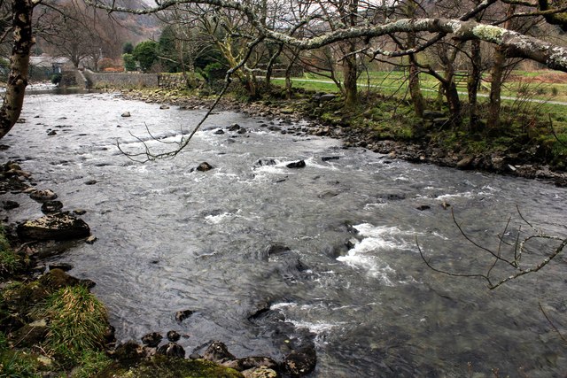 Afon Glaslyn at Beddgelert