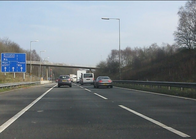 The end is nigh for the M58 © Peter Whatley :: Geograph Britain and Ireland