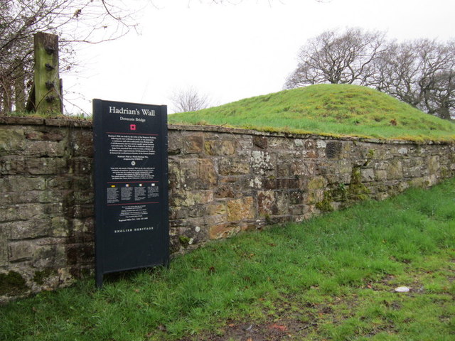 Hadrian's Wall at Dovecote Bridge © Ian S :: Geograph Britain and Ireland