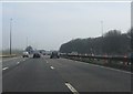 M6 southbound nearing Croft Interchange