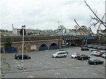 TQ4109 : Railway Station car park Lewes by Dave Spicer