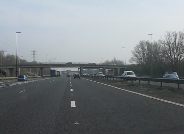 M6 motorway - Locking Stumps Lane bridge © Peter Whatley :: Geograph ...