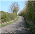 The road along the reservoir