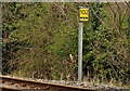 J2363 : Railway milepost, Lissue near Lisburn by Albert Bridge
