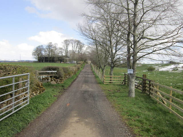 The entrance to Black Carts Farm